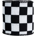 thumbnail image 4 of Cinta Decorativa TONIFUL 2.5" Cuadros en Blanco y Negro 5.5 m, 4 of 7