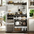 Kitchen Pantry Storage with Hutch Buffet with Storage