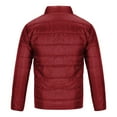 thumbnail image 5 of BXINGOHAI Men's Down Puffer Jacket with Hood Packable Lightweight Puffy Hooded Winter Coat Light Thin Jacket Today Sales Red,M, 5 of 6