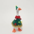 thumbnail image 5 of Hometravel Desktop Goose Christmas Costume, 7-Inch Small White Goose Ornament with Festive Dress, Holiday Outfit for Tabletop Display, Seasonal Decor, 5 of 6