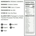 thumbnail image 4 of Food to Live, Organic Whole Cashews, W320, 12 Pounds, Non-GMO, Kosher, 4 of 9