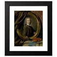thumbnail image 2 of Cornelis Troost 12x14 Black Modern Framed Museum Art Print Titled - Self-Portrait (1739), 2 of 5