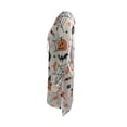 thumbnail image 3 of FOCUSNORM Robe Imprimée Halloween pour Femmes Juniors, Mode une-Pièce à Col Rond et Manches Longues, 3 of 5