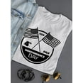 thumbnail image 3 of Independence Day Rubber Seal T-Shirt Women -Image by Shutterstock, Female Medium, 3 of 4