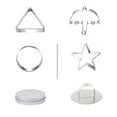 thumbnail image 2 of 7pc Mini Cookie Cutter Set with Box,Small Stainless Steel Fruit Veggie Tiny Polymer Clay Cutters,Geometric Set For Biscuit Mold,Umbrella Triangle Star Baking Cake Molds,Cookie Cutters Metal Shapes, 2 of 9