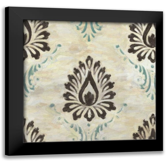 Greene, Taylor 12x12 Black Modern Framed Museum Art Print Titled - Medallion 2