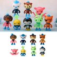 thumbnail image 1 of 8 Pcs Set The Octonauts Figures Octo Crew Pack Action Figure Doll Toys, 1 of 5
