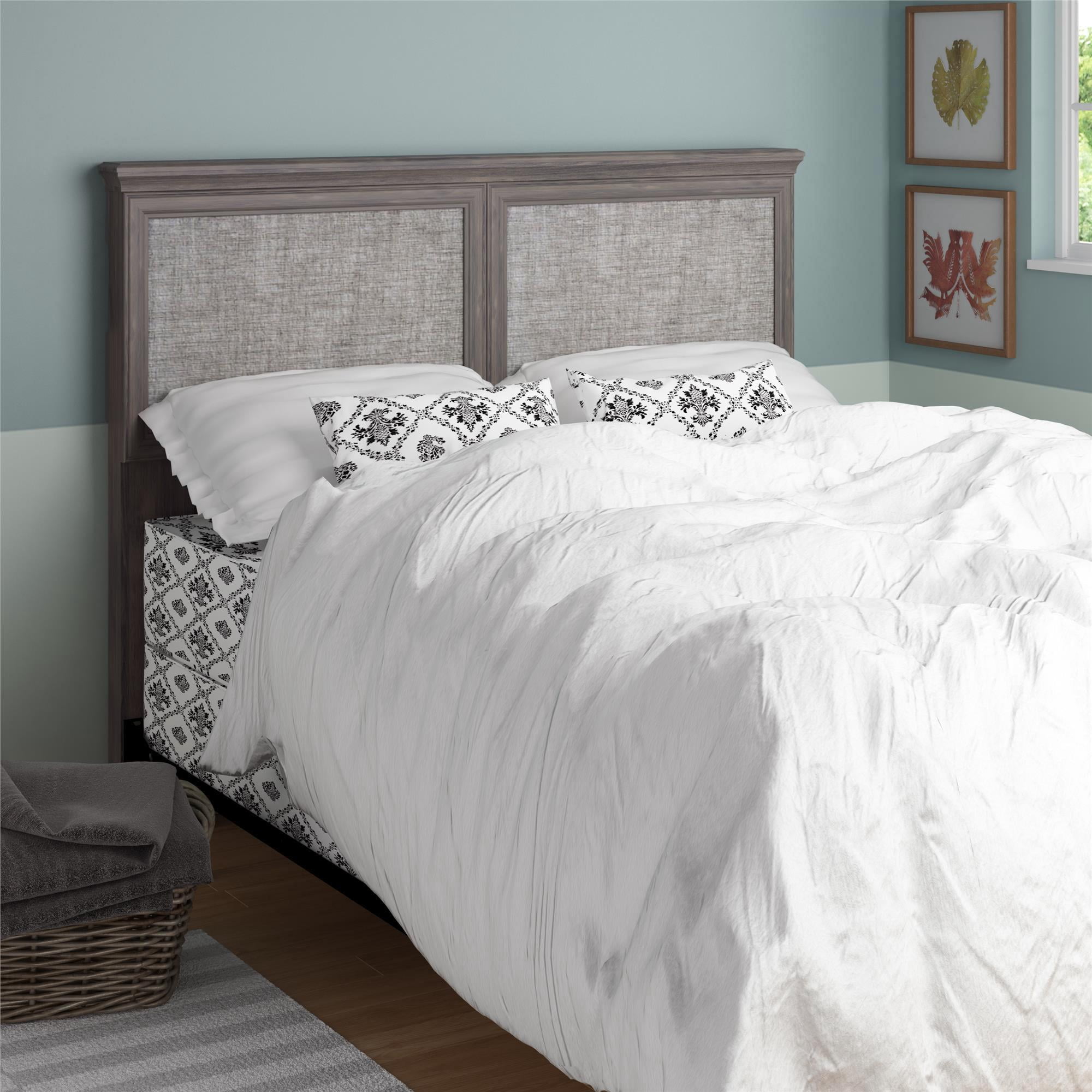 Ameriwood Home Stone River Full/Queen Headboard with Fabric Panels