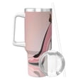 thumbnail image 2 of Sikiie High Heel Shoes Butterfly Insulated Stainless Water Bottle Lid Travel Mug Cup Insulated Tumblers Cup 40oz Ice Bully With Handle, 2 of 8