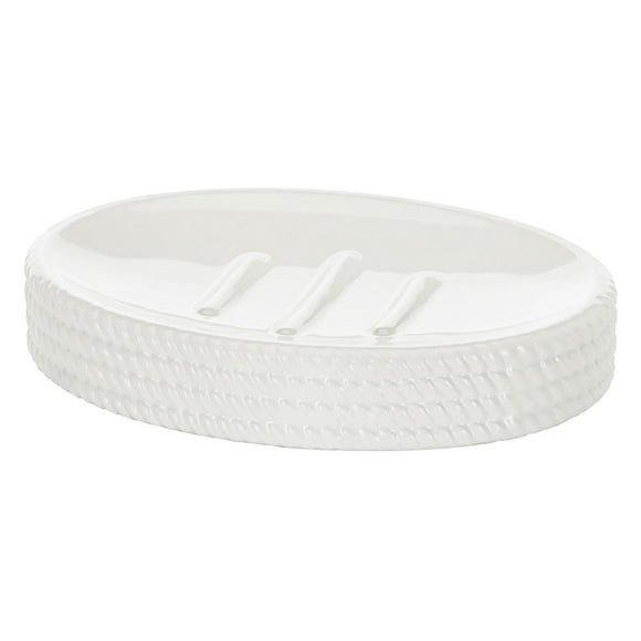 Porte-savon blanc en corde