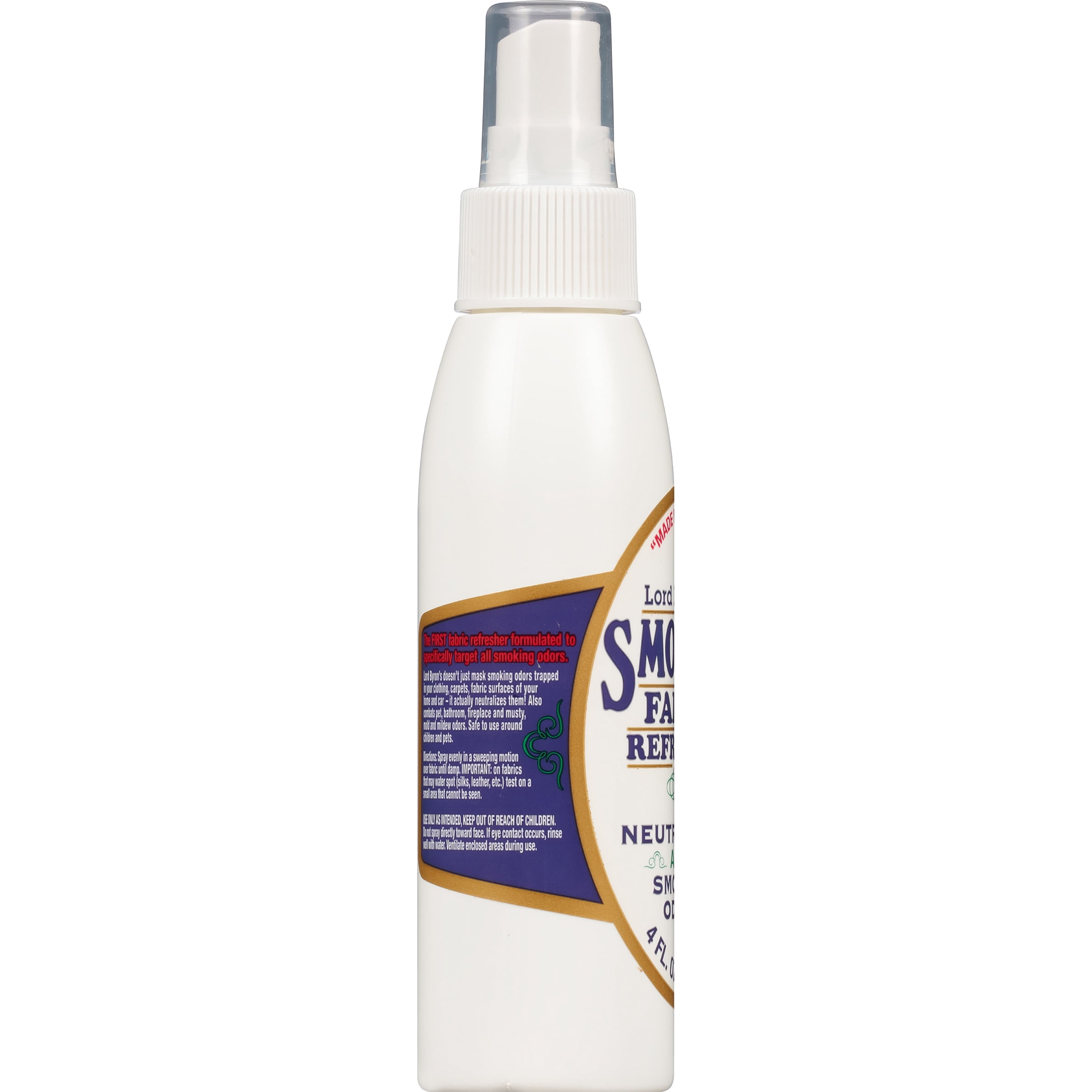 Lord Byron's Smoker's Fabric Refresher 4 fl. oz. Spray Bottle