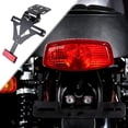 thumbnail image 3 of Motorcycle License Plate Holder, Motorcycle Fender Eliminator Kit, Motorcycle Mudguard, Adjustable Bracket Motorcycle Rear Rack, Universal Motorcycle Tail Light Turn Signal Bracket, 3 of 4