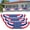 long fan-3pcs, variant on 20x2Ft Large Patriotic Bunting US Flag Banner, Double Sided Red White Blue Striped Decor for 4th of July Independence Day Outdoor Porch Garden Hanging