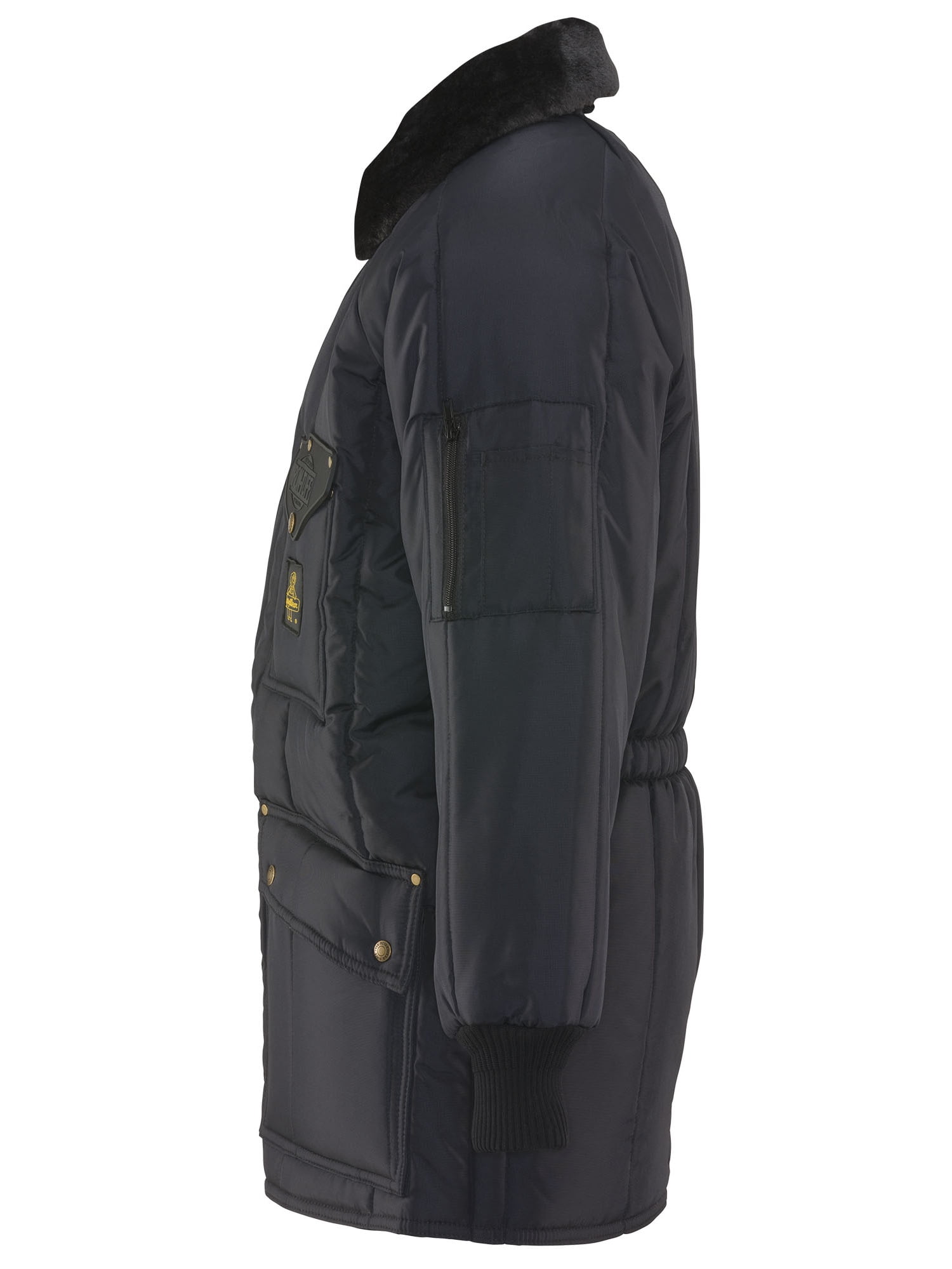 RefrigiWear Mens Water-Resistant Insulated Iron-Tuff Siberian Workwear Jacket with Soft Fleece Collar