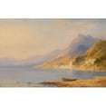 thumbnail image 2 of Carl Morgenstern 18x13 Gold Ornate Wood Frame and Double Matted Museum Art Print Titled - Southern Coastal Landscape, 2 of 4