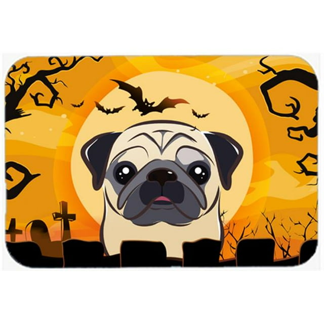 Tapis de Cuisine et de Bain Halloween Fawn Pug, 24 x 36 Po.