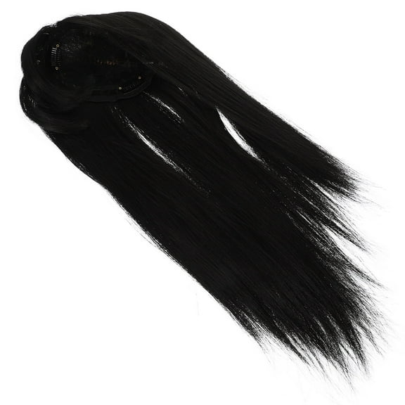 Masteelf  Hair Extensions for Short Hairpieces Women Wigs Ms Styling Miss Black