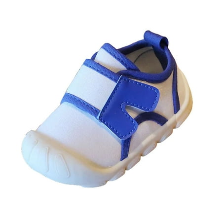 eileial Boys Girls Barefoot Sneakers Kids Breathable Sneakers Tennis Shoes Slip on Shoes Blue 9