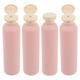 thumbnail image 4 of 4 botellas de champú y acondicionador de viaje recargables, botellas vacías de plástico con tapa abatible, contenedores reutilizables de tamaño de viaje para loción, champú y acondicionador, 260 ml, 4 of 5