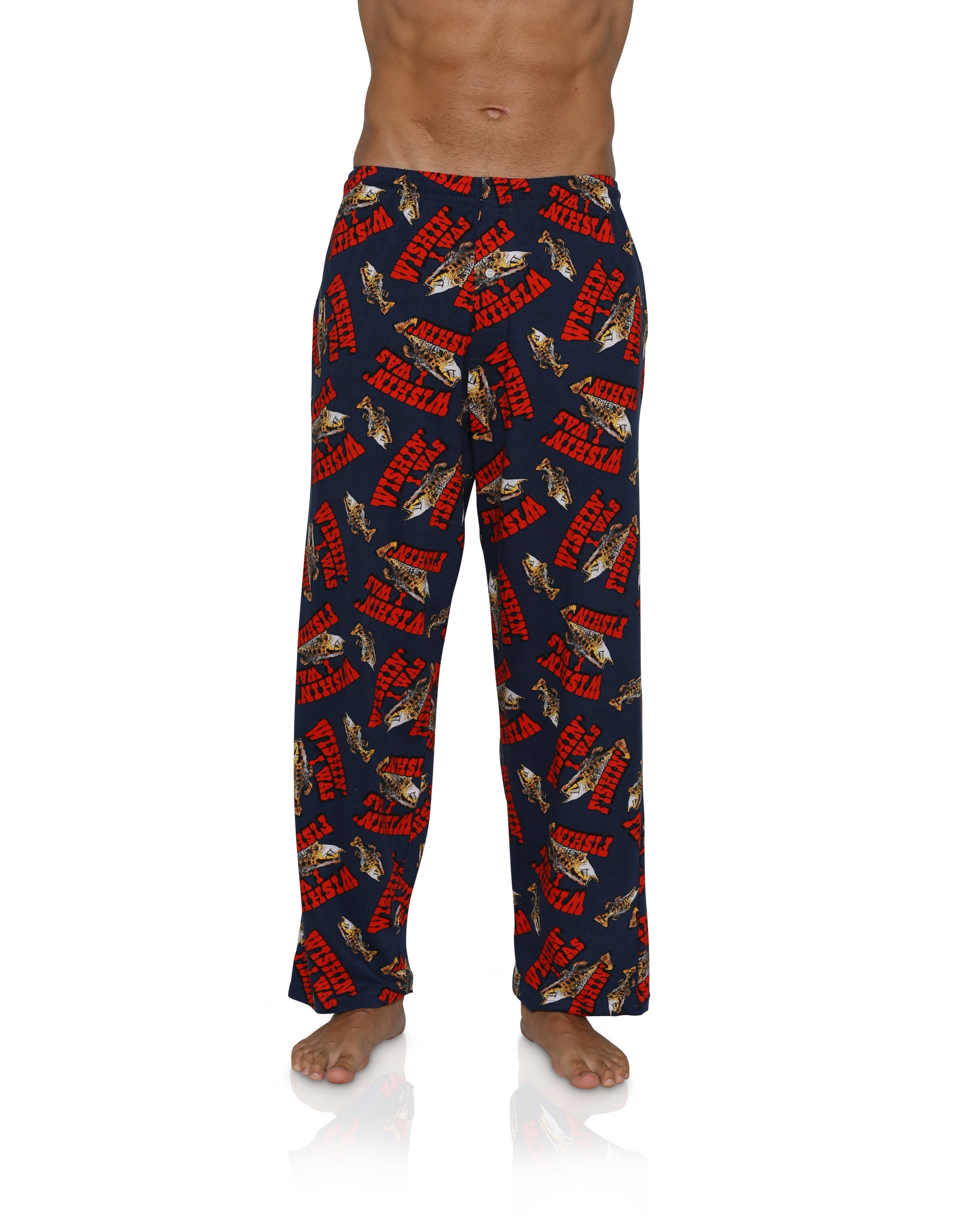 Fun Boxers Mens Fun Pants Lounge Pajama Pants Boxers Adult Sleepwear