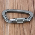 thumbnail image 1 of D Buckle,Aluminium Alloy 25KN Safety Climbing Locking Hook Climbing Buckle High-End Performance, 1 of 12