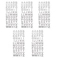 thumbnail image 1 of 5 Sheets Acrylic Diamond Alphabet Stickers Self-Adhesive Pretty Alphabet Sticker, 1 of 7