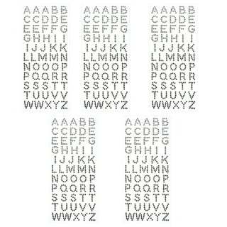 5 Bags Glitter Alphabet Sticker Decorative Decals Letter Sticker  Self-adhesive Sticker