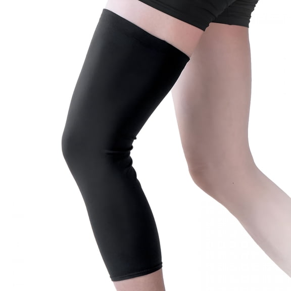 XIRQI Knee Brace Undersleeve - Knee Undersleeves for Women & Men Leg Undersleeve for Knee Brace, Closed Patella,M (Pack of 1)