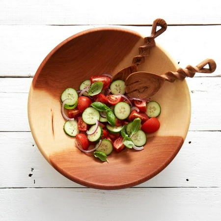 

Zimbabwe Large Hand Carved Mahogany Wood Salad Bowl