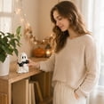 thumbnail image 6 of Ghost Hug Cat Resin Figurine Halloween Decor – Two Style Cute Ghost Cat Statue Fall Decorations for Home – Tabletop Ornament for Mantel Indoor Halloween Decor, 6 of 7