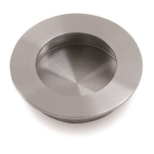Jako 65 mm Ronde Affleurement Pull- Satin US32D - 630 en Acier Inoxydable