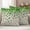 Green Beige, variant on St. Patrick's Day Outdoor Waterproof Pillow Covers, Spring Lucky Shamrocks Rustic Leaves Decorative Square Throw Pillowcase Sofa Cushion Sham for Patio/Couch/Chair, 16"x16" 2 Pack