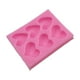 thumbnail image 2 of Moldes de tarta de silicona rosa - Moldes de 2 paquetes para vaporizar y repostería para snacks saludables • 3,5" y 3,2" antiadherentes, fácil de limpiar y liberar, 2 of 6