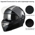 thumbnail image 6 of AHR RUN-F1 DOT Motorcycle Full Face Helmet Dual Visors Sun Shield Lightweight ABS Air Vent Motorbike Touring Sports, 6 of 7