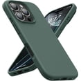 thumbnail image 1 of KOMI Designed for iPhone 16 Pro Max Case,Shockproof Liquid Silicone Protective Phone Case with Soft Anti-Scratch Microfiber Lining Ultra Slim Drop Protection Phone Cover 6.9 inch Military Green, 1 of 5
