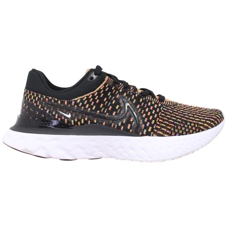 Nike React Infinity Run FK 3 Black/White-Blue Glow DH5392-002 Men's Size 10.5 Medium