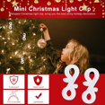thumbnail image 3 of 50 PCS Mini Clip de luz de Navidad blanco Gancho de canal de plástico Gancho de luz de Navidad Clips de canal en forma de S para iluminación de linterna al aire libre, adorno de Navidad esquí esquí Gafas de esquí, 3 of 5