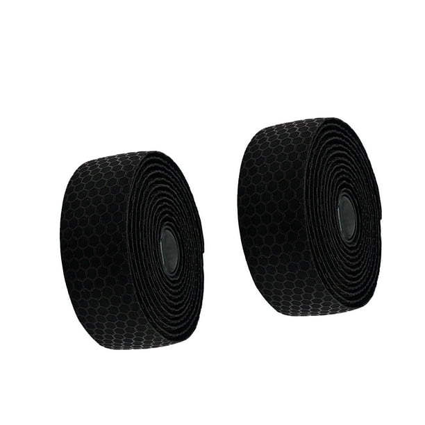 2 piezas de cinta para manillar de bicicleta, cinta para manillar de bicicleta, cinta para manillar de bicicleta fija Negro