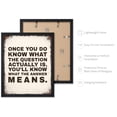 Poster Master Vintage You'll Know What The Answer Means Poster Self