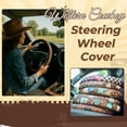 thumbnail image 2 of Retro Western Cowboy Car Universal Steering Wheel Cover, West Cowboy Anti Slip Car Wheel Wrap Case, Auto Interior Accessory for Men & Women, B, 2 of 8