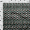 thumbnail image 3 of oneOone Cotton Flex Dusty Teal Green Fabric Asian Ikat Fabric For Sewing Printed Craft Fabric By The Yard 40 Inch Wide, 3 of 4