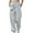 Gray, variant on IROINNID Reduced Sweatpants for Women Drawstring Waist Oversized Christmas Printing Comfy Sports Solid Color Printed Long Pants,Gray