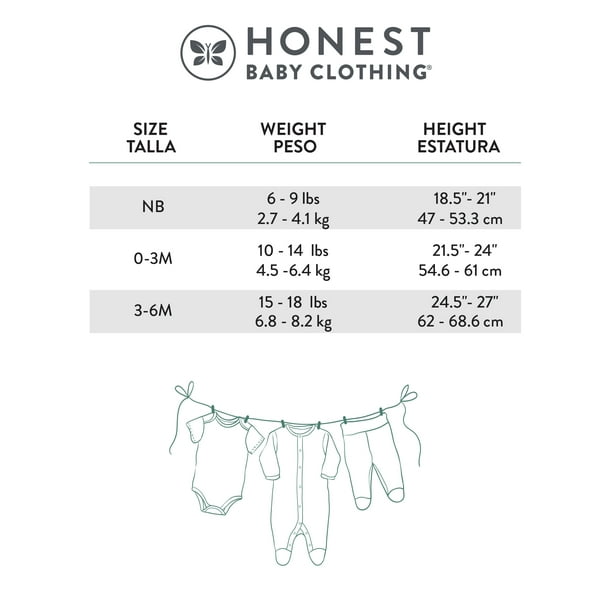 Honest Baby Clothing Baby Boy or Girl Gender Neutral Organic Cotton Hittin the Town Gift Set 20 Piece Newborn 6 Months Walmart Business Supplies