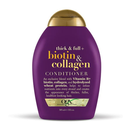 OGX Thick & Full + Biotin & Collagen Conditioner, 13 FL (Best Shampoo And Conditioner For Black Natural Hair)