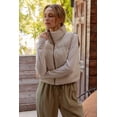 thumbnail image 1 of Blu Pepper Women's Reversible Zip Up Cropped Puffer Vest, 1 of 5