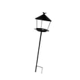 thumbnail image 4 of Comedero para pájaros con soporte, poste, estación de alimentación para pájaros, fácil instalación, cuenco de hierro, baño rústico para pájaros, comed negro, 4 of 7
