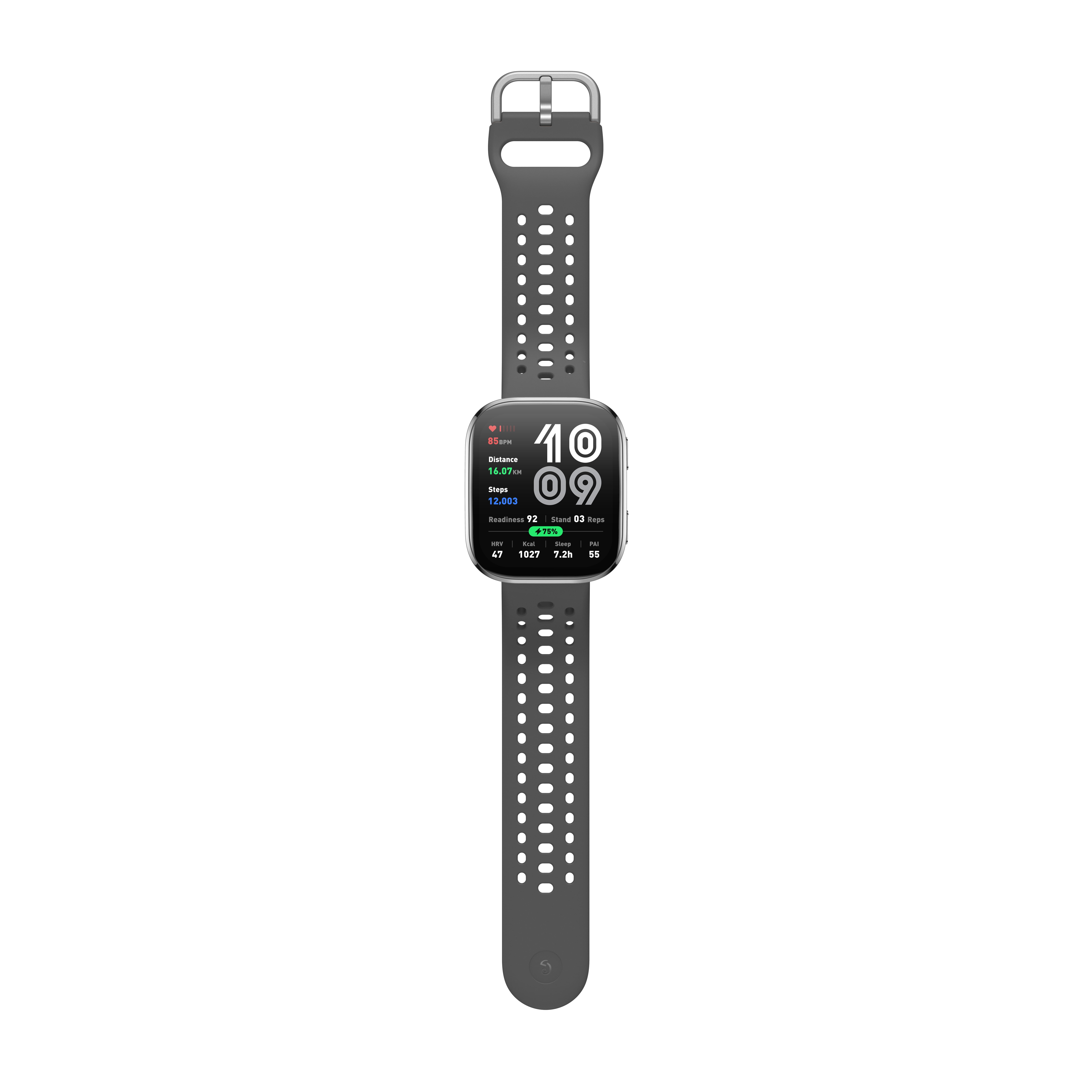 Amazfit Bip 6 Smart Watch 46mm, 14 Day Battery, 1.97" AMOLED Display, GPS & Free Maps, AI, Bluetooth Call & Text, w/Health, Fitness & Sleep Tracker, 140+ Workout Modes, Water-Resistance, Charcoal