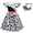 Dress+Mask, variant on Girl Dalmatian Costume Polka Dots Dress with Mask for Halloween Dress up