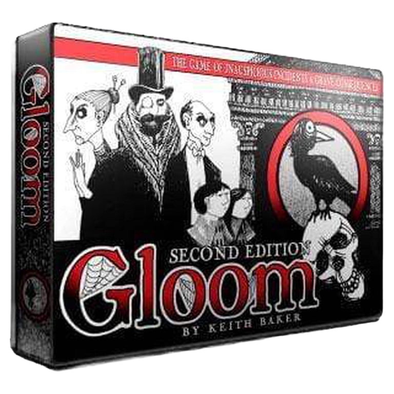 Gloom 2nd Edition Card Game by Keith Baker for 2-5 Players, 60 Min