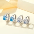 thumbnail image 5 of Chicmine 1 Pair Hoop Earrings Dainty Polished Small Cute Sparkling Rhinestone Cat Claw Huggie Earrings Fashion Jewelry, 5 of 11